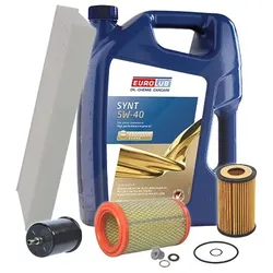 Bestprice Inspektionspaket Filtersatz SET B + 5l ÖL für Renault