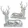 Boltze Hirsch Tobin liegend 15 cm Silber