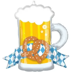 Oktoberfest Bierkrug Folienballon