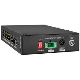 Dahua PoE PFS3106-4ET-60-V2 (5 Ports), Netzwerk Switch Schwarz