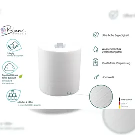 Blanc HYGIENIC Handtuchrollen 2-lagig 6 x 140 m