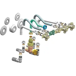 BOSCH Installationszubehör HW-Set-BCR-1 Anschlusssatz für Unterputz-Installation 7736901710