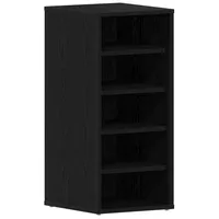 VidaXL Schuhschrank Schwarz Eichenholz 32x35x70 cm Holzwerkstoff
