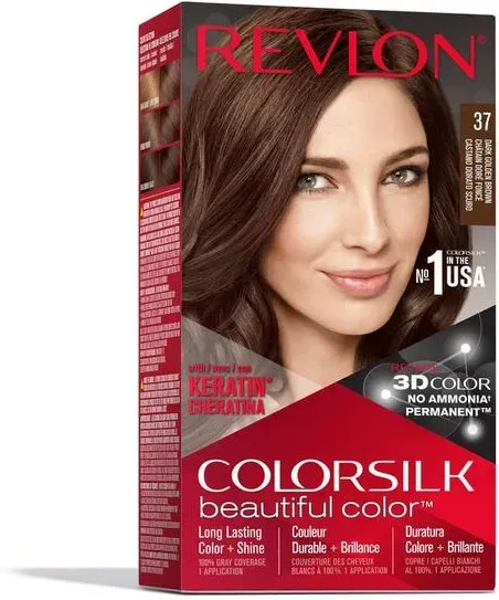 Revlon COLORSILK Haarfarbe #37 Schokolade 1 Packung (1 x 200 ml)