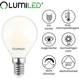 Lumiled LED-Lampe 6er Set P45 E14 2,2 W 2700 K Warmweiß