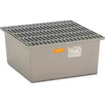 Cemo GmbH CEMO Auffangwanne aus GFK, 85 x 85cm, mit GFK-Gitterrost