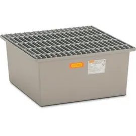 Cemo GmbH CEMO Auffangwanne aus GFK, 85 x 85cm, mit GFK-Gitterrost