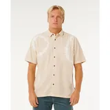 Rip Curl Kurzarmhemd Beige XL