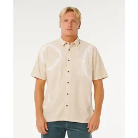 Rip Curl Kurzarmhemd Beige XL