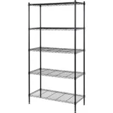 TOOLCRAFT TO-10565271 Lagerregal-Komplettregal 160 kg (B x H x T) 900 x 1815 x 400 mm Stahl Schwarz