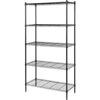 TOOLCRAFT TO-10565271 Lagerregal-Komplettregal 160 kg (B x H x T) 900 x 1815 x 400 mm Stahl Schwarz