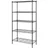 TOOLCRAFT TO-10565271 Lagerregal-Komplettregal 160 kg (B x H x T) 900 x 1815 x 400 mm Stahl Schwarz