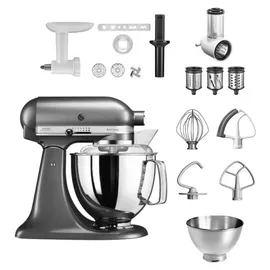 KitchenAid Artisan 5KSM175PS Medaillon Silber inkl. Paket 3