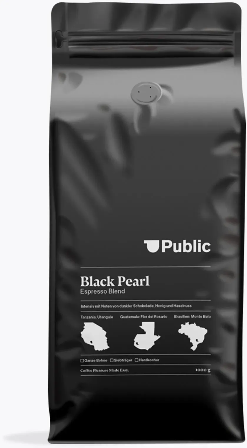 Public Coffee Roasters Black Pearl Espresso 1kg