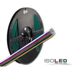 10m Kabel 6-polig RGB+W+WW 6x0.5mm2 AWG20