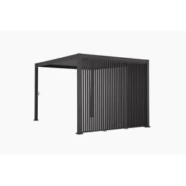 gardenson Pergola-Lamellenwand ca. 123x240 cm Anthrazit