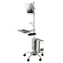 ROLINE PC/LCD-Rollständer, höhenverstellbar, bis 30 kg