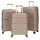 Avizar Koffer-Set 3-tlg. beige