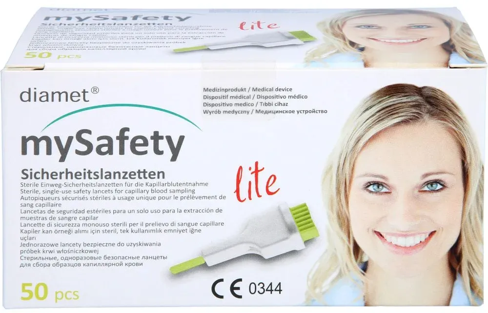 DIAMET lite Sicherheitslanzetten 29 G 1,5 mm 50 St