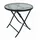 gardenson Gartentisch klappbar Ø 70 x 70 cm Anthrazit