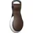 Nomad AirTag Leather Loop 90 degrees Rustic Brown