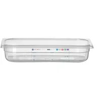 HENDI Gastronormbehälter, 1/3, GN 1/3, 2,5L, Transparent, 325x176x(H)65mm