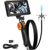 Vevor Endoskopkamera 6,4 mm mit 5 Zoll IPS 1080P HD-Bildschirm und 8-fachem Zoom