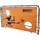 Best Sporting Fußballtor mit Torwand Orange/Schwarz 11060