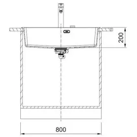 Franke Spülbecken Maris MRG 610-73 Fragran. Bl.matt 1140708228 - Schwarz