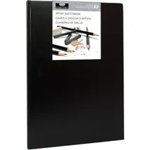 Royal & Langnickel Skizzenbuch A4 80 Blatt Schwarz