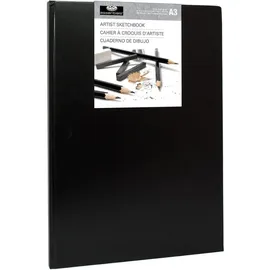 Royal & Langnickel Skizzenbuch A4 80 Blatt Schwarz