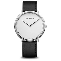 BERING Ultra Slim Leder 39 mm 15739-404