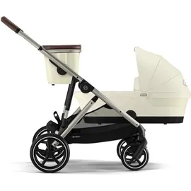 cybex retail gmbh Cybex Gazelle S Kinderwagen inkl. Cot S Babywanne / Kombikinderwagen, Farbe:Seashell / Taupe
