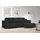 OTTO home Ecksofa OTTO HOME "BEATRICE optionale Schlafsofa mit Bettkasten, B/T/H: 265/170/86 cm", grau (anthrazit), B:265cm H:86cm T:170cm, 100% Polyester, Sofas, Ecksofa, L-Form, wahlweise auch mit Bettfunktion und Bettkasten