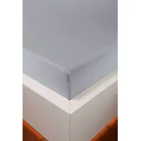 Bellana jersey Royal jersey Spannbetttuch Grau, 140-160 x 200-220