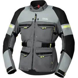 IXS Tour Adventure Gore-Tex Motorrad Textiljacke schwarz-grau, Größe 4XL