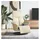 vidaXL Massagesessel mit Fußteil Kunstleder 87 x 104,5 x 87 cm Creme drehbar mit Kissen