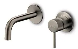 JEE-O Slimline Wand-Waschtischarmatur 90, dark steel, 800-1519 800-1519
