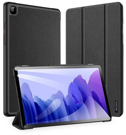 Dux Ducis Buch Tasche Hartschale mit Smart Sleep Standfunktion Samsung Galaxy Tab S8 Plus (SM-X800) Tablet Hülle Schwarz