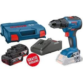 Bosch GSR 18V-55 Professional inkl. 2 x 3 Ah + L-Boxx 0615990L8A