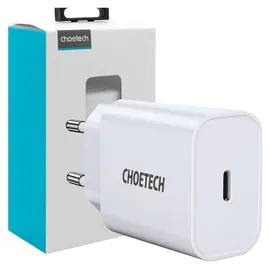 CHOETECH PD20W Typ-C Wandladegerät weiß