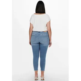 ONLY CARMAKOMA Damen Carwilly Reg Ank Sk Rea1467 Noos Jeans, Light Blue Denim, 44W / 32L EU - 44W / 32L