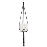 4LIVING Blumentopfaufhänger, schwarz | Gr.: onesize
