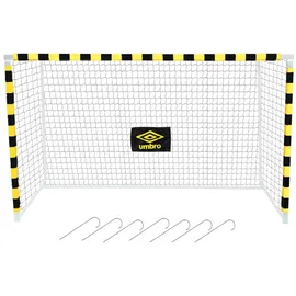 Umbro Fußballtor Schwarz/Gelb 300 x 200 x 110 cm