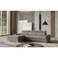 sit&more Ecksofa »Broadway L-Form«, inklusive Kopfteilverstellung, wahlweise mit Bettfunktion