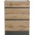 kochstation Kochfeldumbauschrank KS-Riesa 60 x 60 x 82 cm Braun