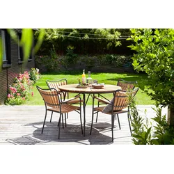 Gartentisch Ellen Holz Teakfarben rostfrei