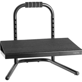Logilink EO0007 Fußstütze (B x T) 400mm x 339 mm ergonomisch, höhenverstellbar, mit Schaumstoff-Belag Schwarz