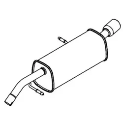 VEGAZ Endschalldämpfer  für CITROËN 1730-FA 1730-FJ CS-228