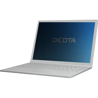 Dicota Blickschutzfilter für Notebook - 2-Wege - entfernbar - magnetisch - 38.1 cm (15") schwarz, 33.9x23.7x0.15